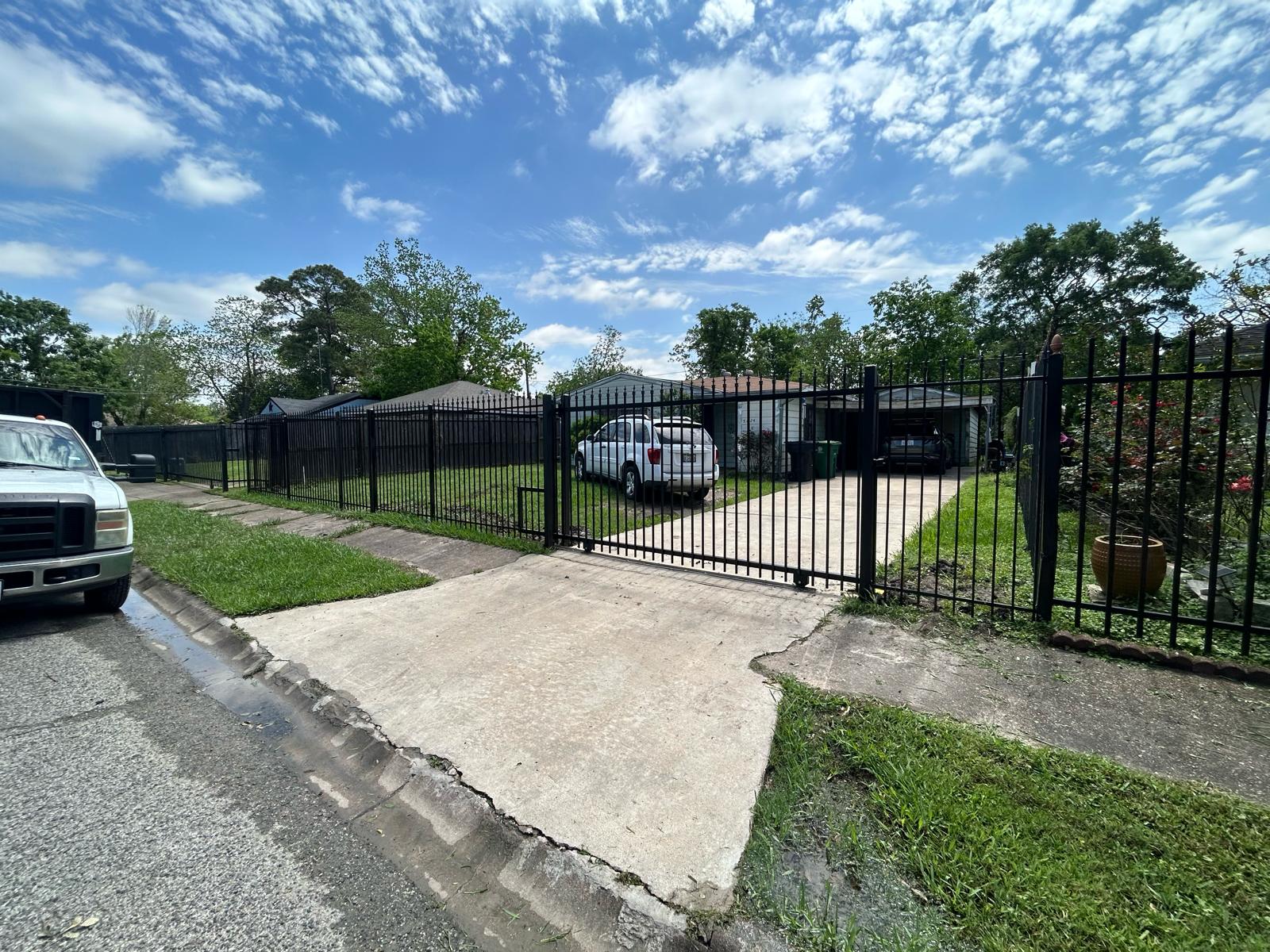 Custom Iron Driveway Gate in Buffalo Lakes, Fulshear TX - Image 5